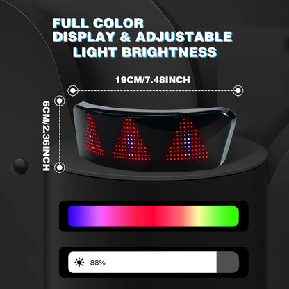Motorcycle Helmet Programmable LED Display (Copy)
